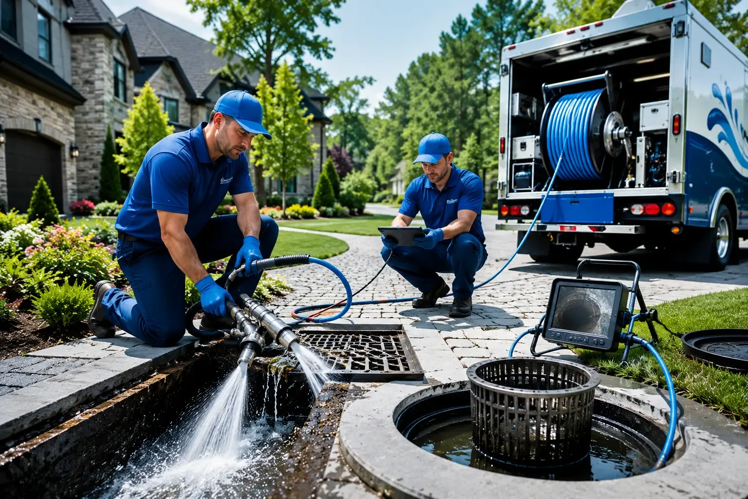 Local outdoor drain cleaning professionals in Andalusia, IL